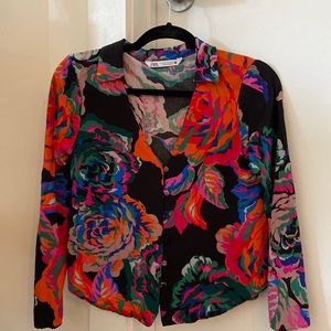 Zara Floral Blouse